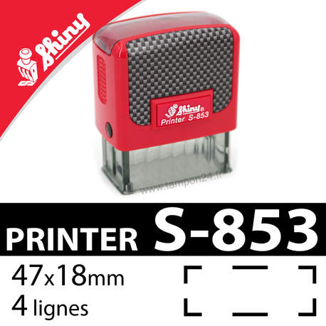 Tampon encreur Shiny Printer S-853