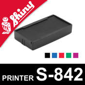 Cassette d'encrage pour Shiny Printer S-842