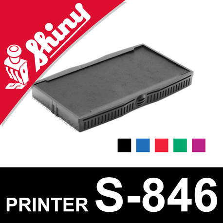 Cassette encrage Shiny Printer S-846