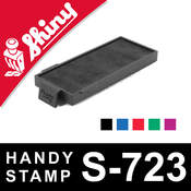 Cassette d'encrage pour Shiny Handy Stamp S-723