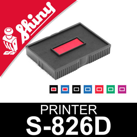 Cassette encrage Shiny Printer S-826D