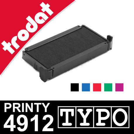 Cassette encrage Trodat Printy 4912 Typo