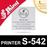 Empreinte pour Shiny Printer S-542