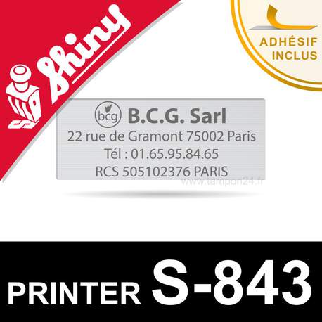 Empreinte Shiny Printer S-843