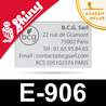 Empreinte pour Shiny E-906