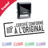 Tampon encreur CERTIFIÉ CONFORME À L'ORIGINAL