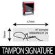 Tampon signature