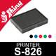 Cassette d'encrage pour Shiny Printer S-826