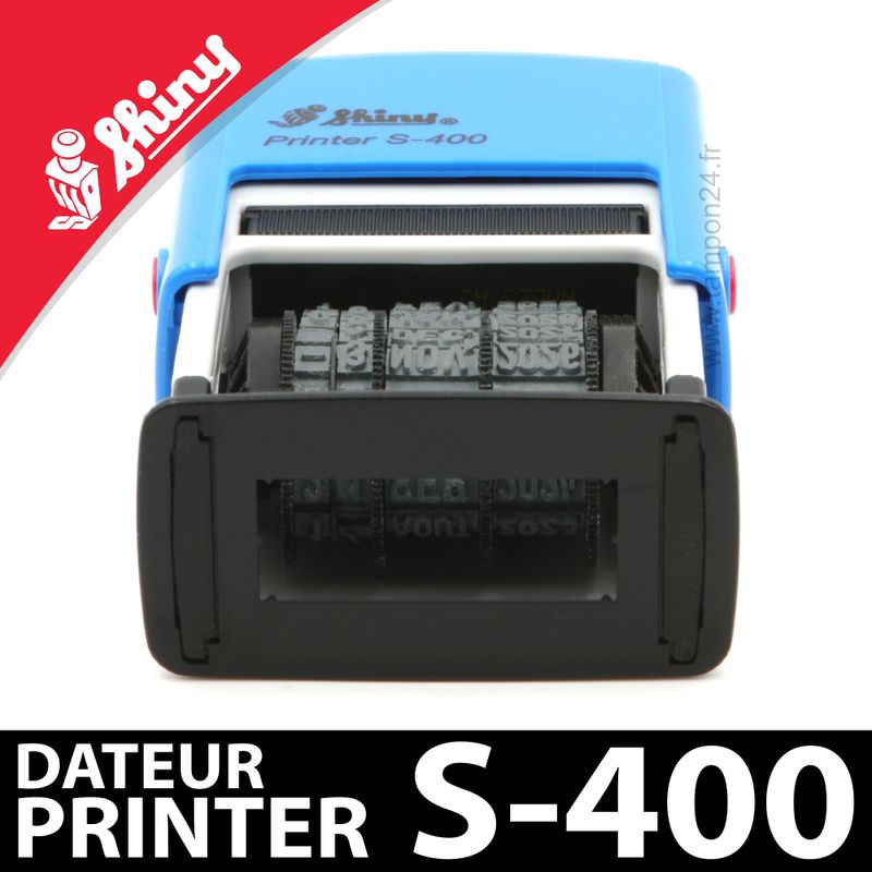 Tampon automatique avec date réglable - Shiny Printer S-400