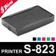Recharge d'encre pour tampon Shiny Printer S-823 - Cartouche de remplacement