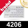 Empreinte pour Trodat 4206