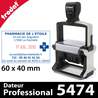 Tampon dateur personnalisable grand format - Trodat Professional 5474
