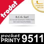 Empreinte pour Trodat Pocket Printy 9511