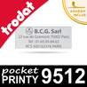 Empreinte pour Trodat Pocket Printy 9512