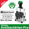 Tampon antibactérien 56x33mm 8 lignes - Shiny HM-6006 NTbac