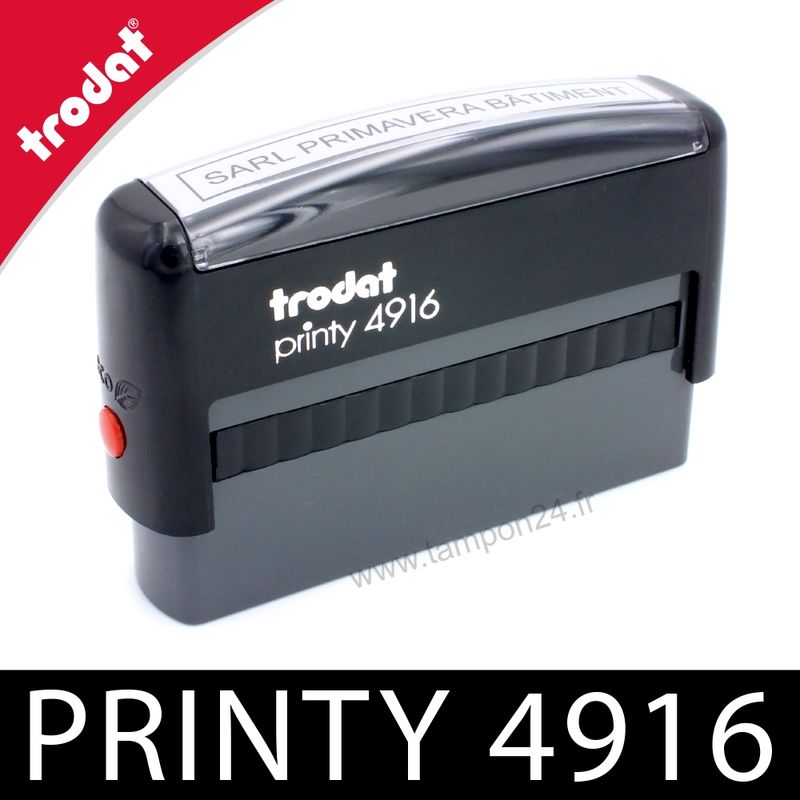 Tampon spécial chèques TRODAT® Printy 4916 (70 x 10 mm).