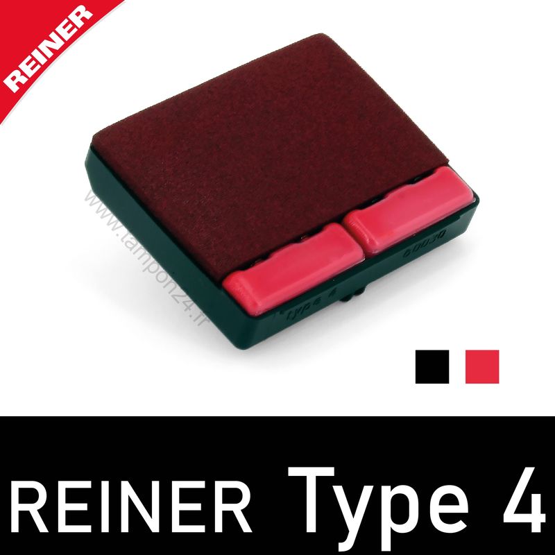 Coussin Encreur Reiner Colorbox Rouge - Taille 2, Pour Tampons B6 Et B6K (jusqu'à 20 000 Impressions)