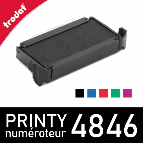 Cassette d'encrage pour Trodat Printy Numéroteur 4846