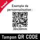 Exemple de personnalisation du cachet qrcode