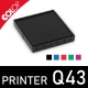 Cassette d'encrage pour Colop Printer Q43