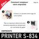 Comment remplacer votre empreinte sur le Shiny Printer S-834