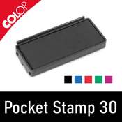 Cassette d'encrage pour Colop Pocket Stamp 30 avec mousse encrée