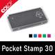 Cartouche d'encre et son couvercle pour Colop pocket stamp 30