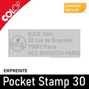 Empreinte pour Colop Pocket Stamp 30