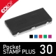 Encrier compatible avec le Colop Pocket Stamp Plus 30, référence E/PSP30 inscrite à l'arrière de la cassette