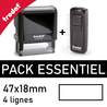 Pack Essentiel : Tampon de bureau + poche