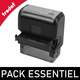 Pack Essentiel - Tampon bureau + poche - 4 lignes