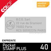 Empreinte pour Colop Pocket Stamp Plus 40