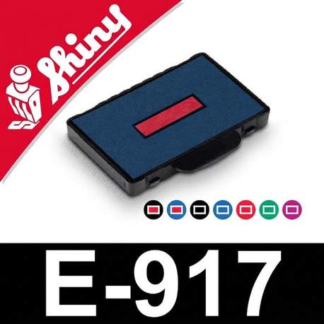 Cassette d'encrage pour Shiny Dateur E-917